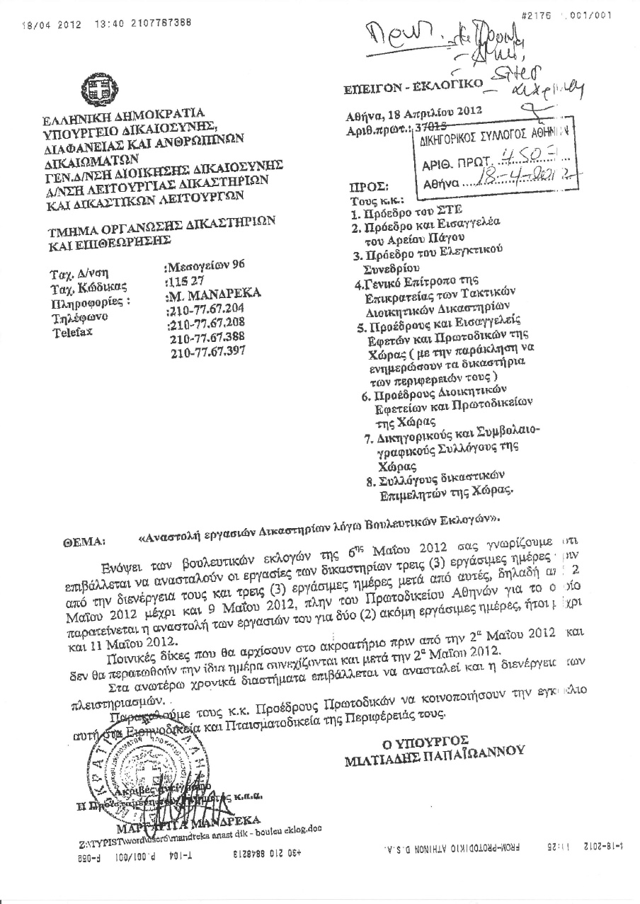 Προσωρινά κλειστά λόγω εκλογών