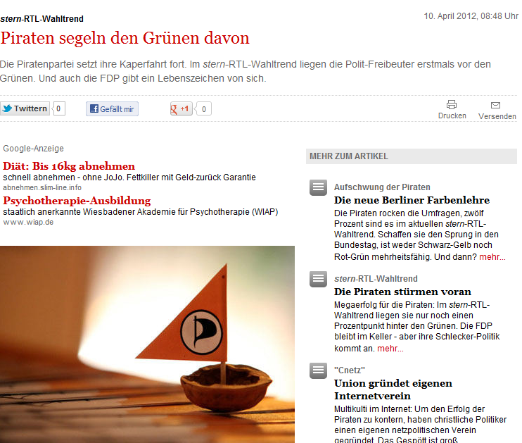 Τρίτο κόμμα οι Πειρατές!