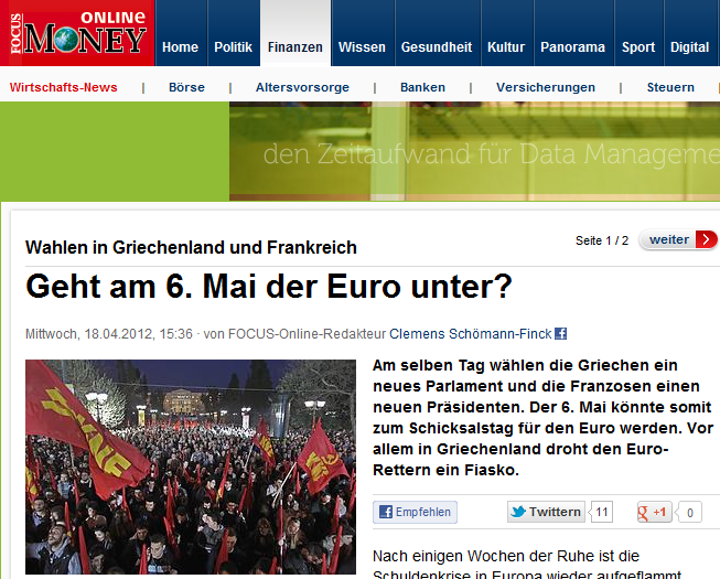 Το Focus φοβάται τις…εκλογές