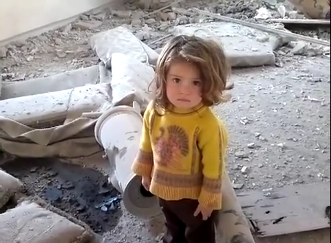 Ένα κοριτσάκι από τη Χομς…