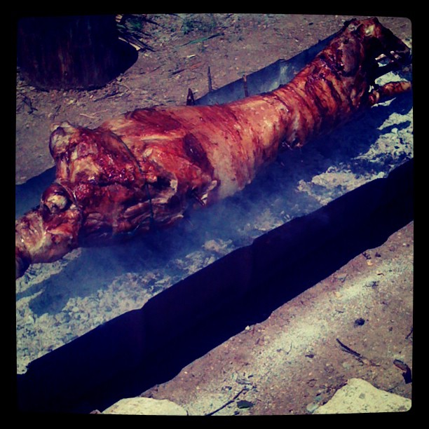 Ο οβελίας στην Εύβοια