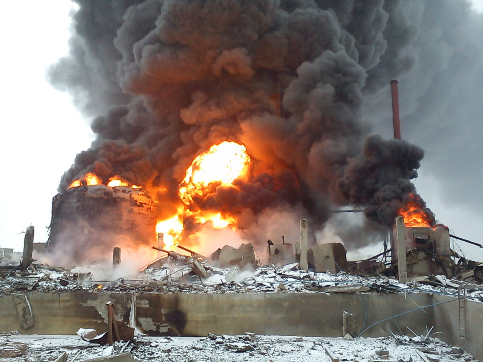 Έκρηξη σε διυλιστήριο