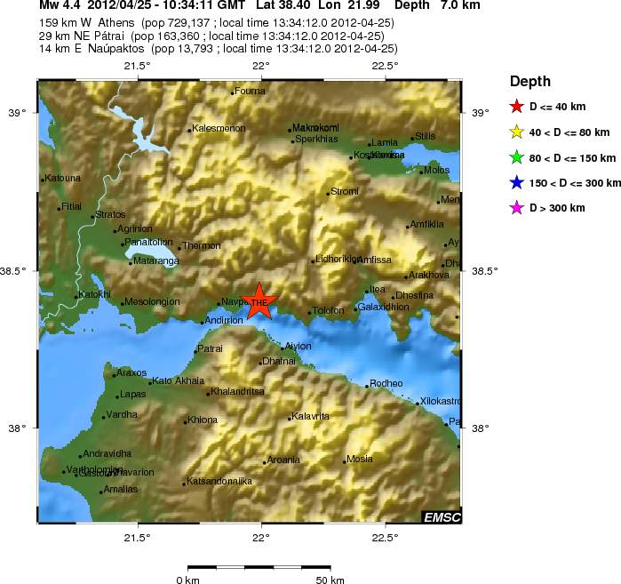 “Ασθενής” η σεισμική δόνηση