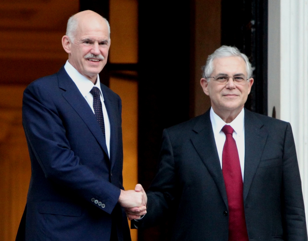 Συνάντηση Παπαδήμου-Παπανδρέου