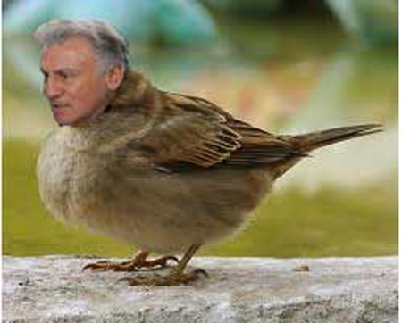 Ο Ψωμιάδης το.. σπουργιτάκι!