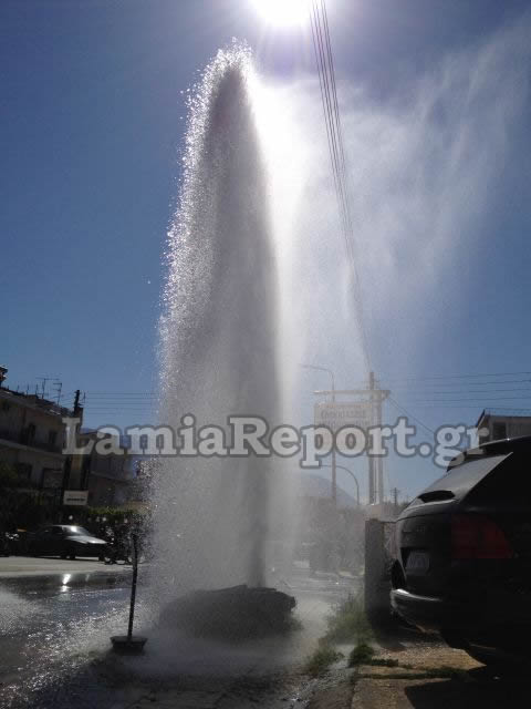 Δεν είναι συντριβάνι