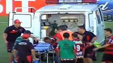 Κατέρρευσε ποδοσφαιριστής