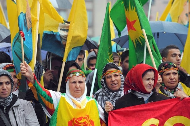 Χιλιάδες Κούρδοι στο Στρασβούργο
