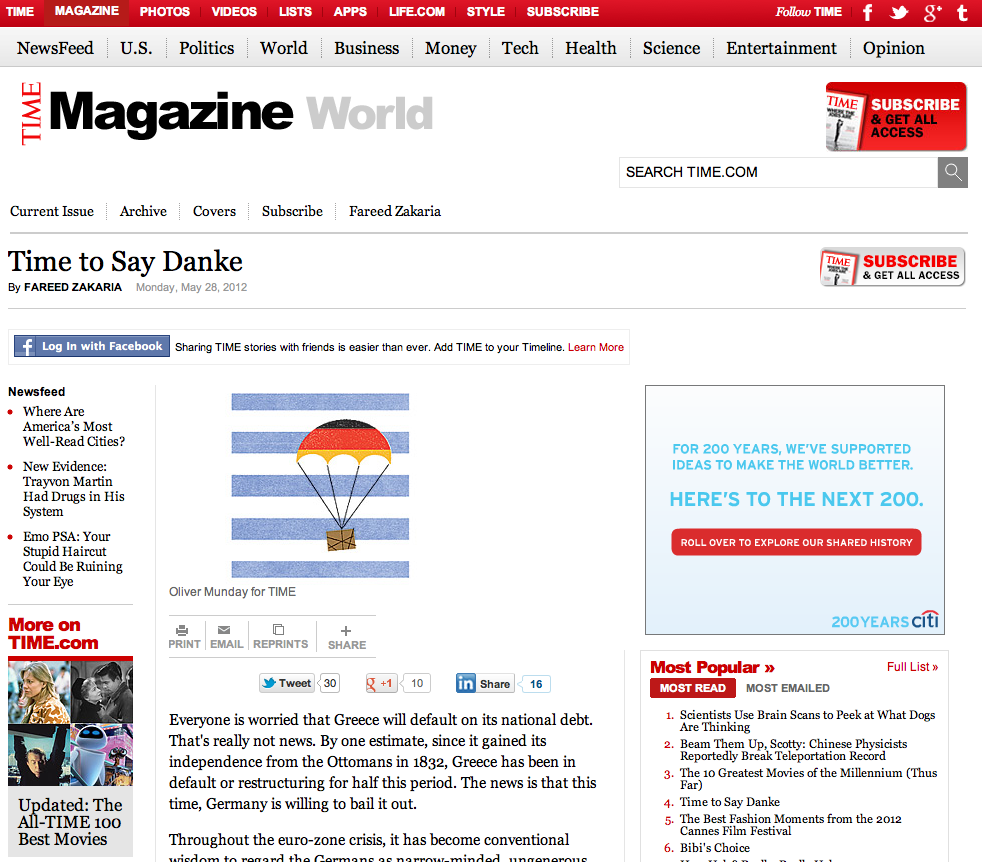 TIME:”Έλληνες πείτε danke”