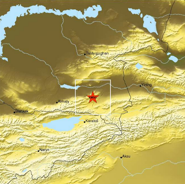 Ισχυρός σεισμός στο Καζακστάν