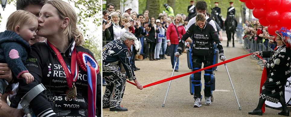 ”Περπάτησε” με την καρδιά της…