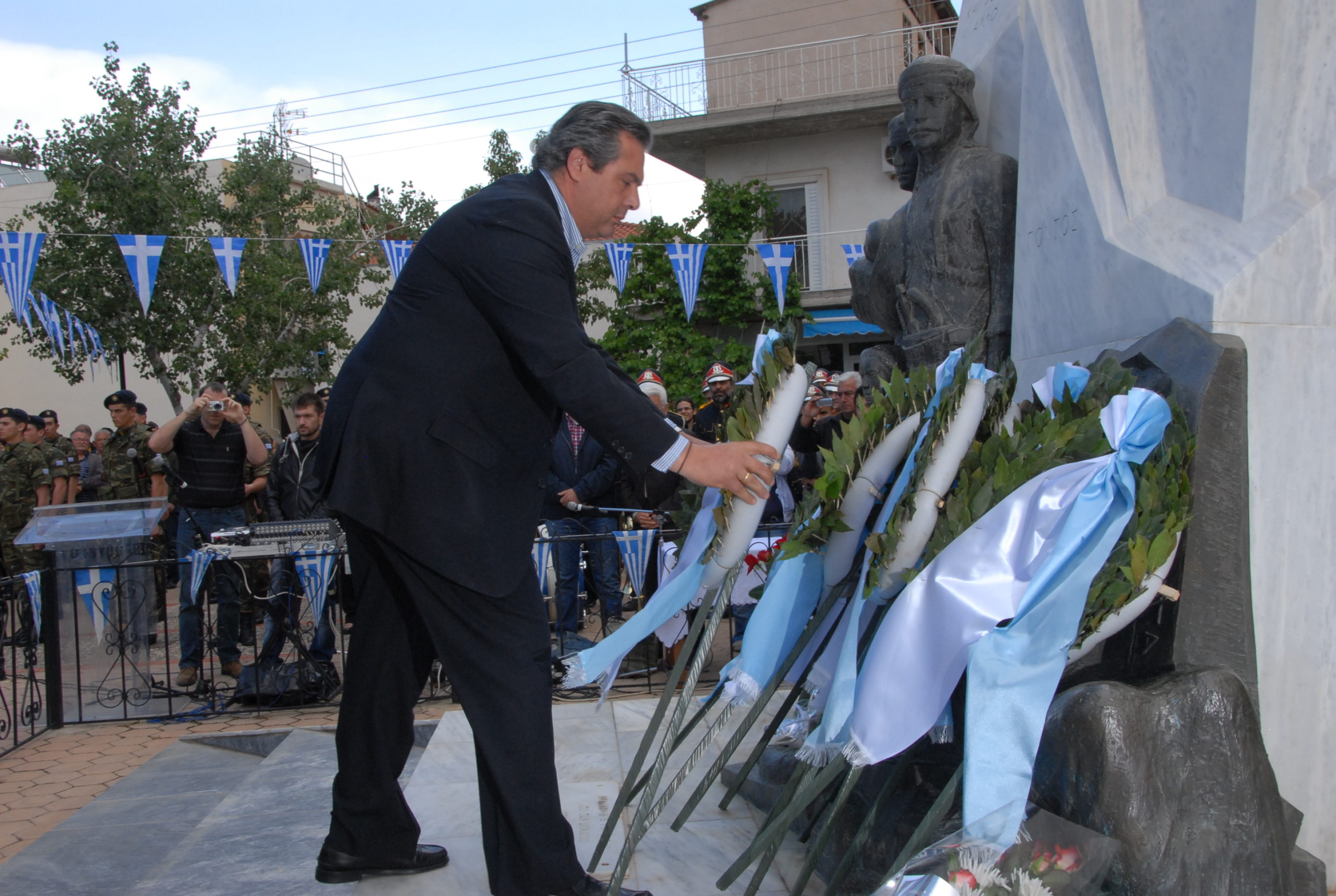 Στον Ασπρόπυργο ο Π. Καμμένος