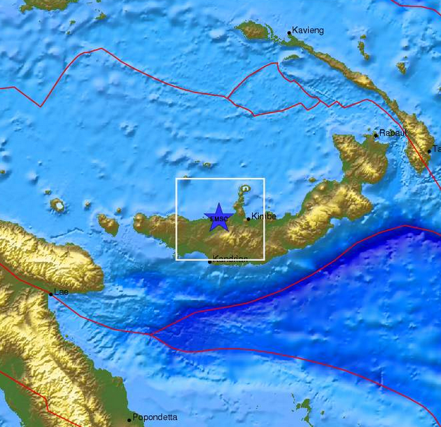 Σεισμός στην Παπουά-Νέα Γουινέα