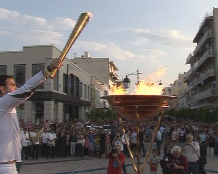 Η τελετή υποδοχής στην Κόρινθο