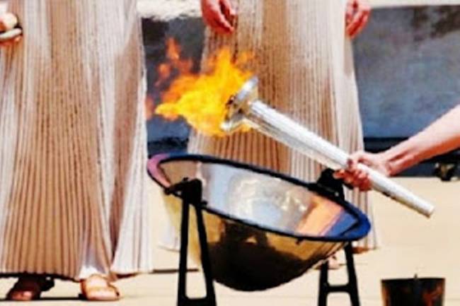 Η Ολυμπιακή Φλόγα στην Πάτρα