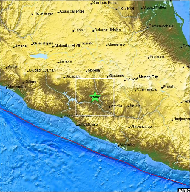 Σεισμός 5,5R στο Μεξικό