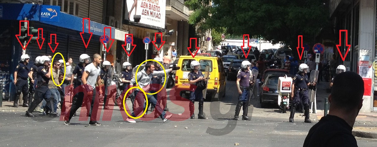 Βίντεο και φωτογραφίες-ντοκουμέντα. “Μπαχαλάκηδες” παρέα με την αστυνομία