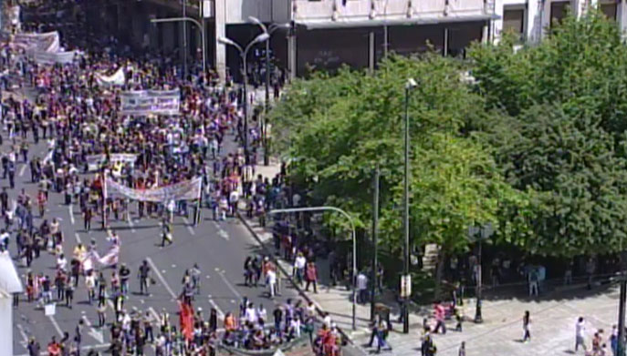 Τώρα -Πορεία στο Σύνταγμα