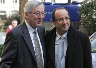 Τα είπαν Ολάντ-Γιούνκερ