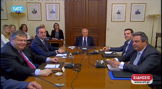 Ο έντονος διάλογος Σαμαρά-Καμμένου