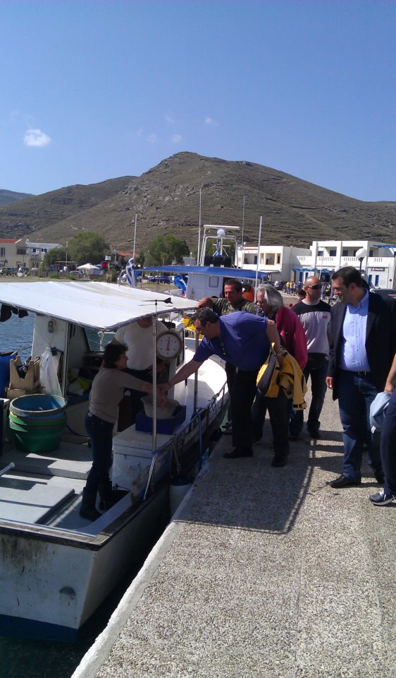 Ο Καμμένος στη Τζιά