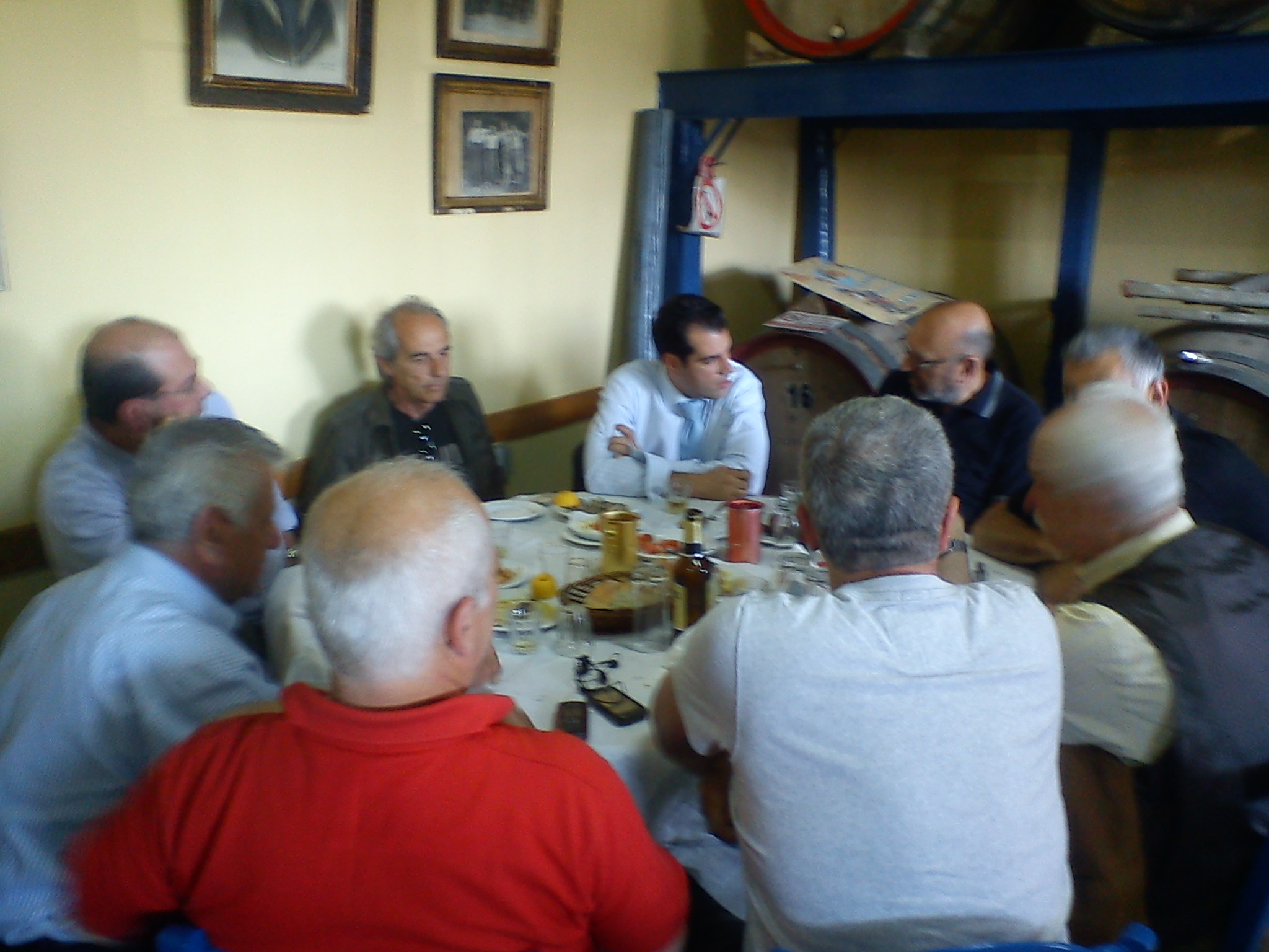 Ο Θάνος Πλεύρης στον Βοτανικό