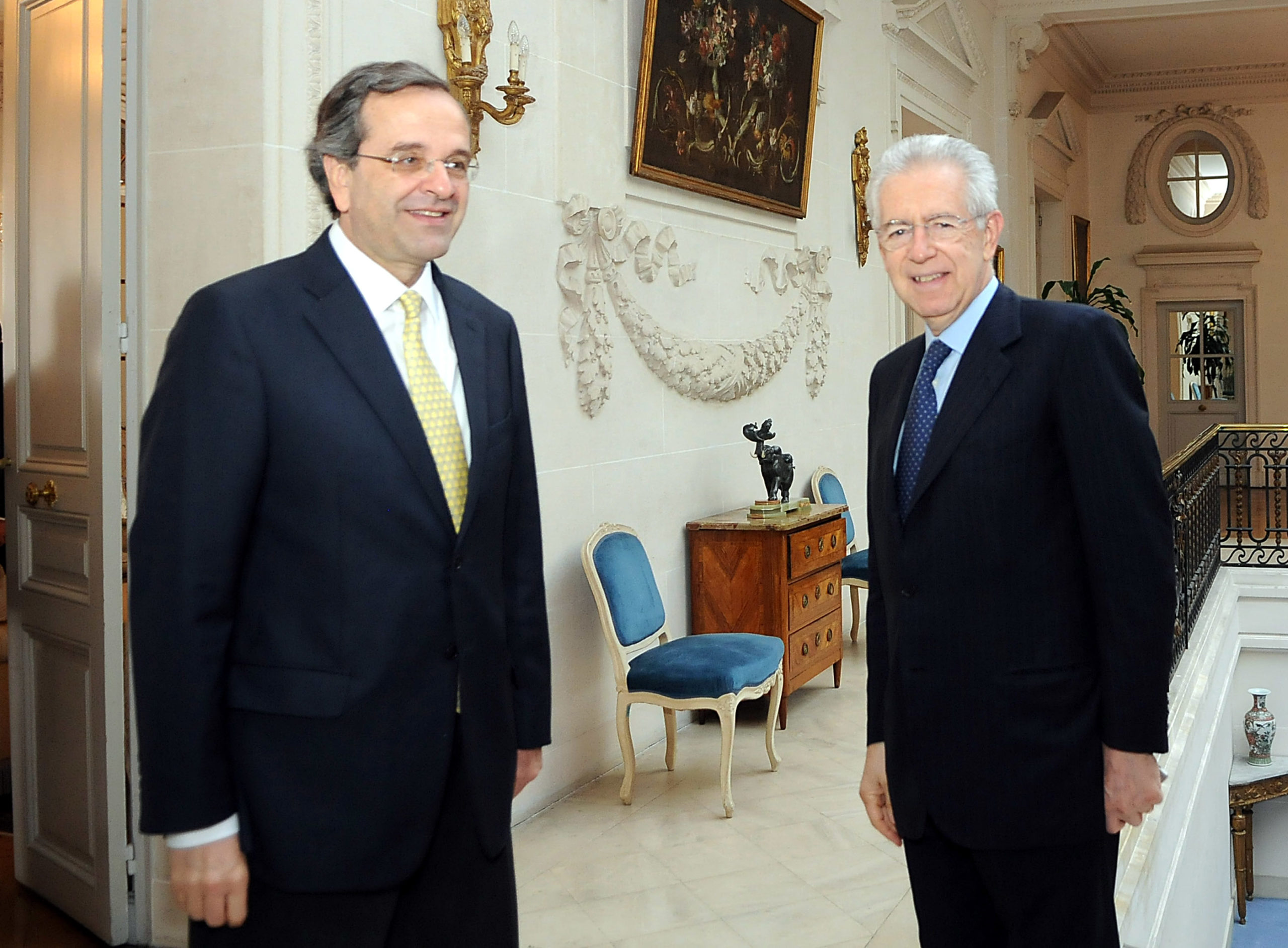 Τι δήλωσαν Σαμαράς-Μόντι