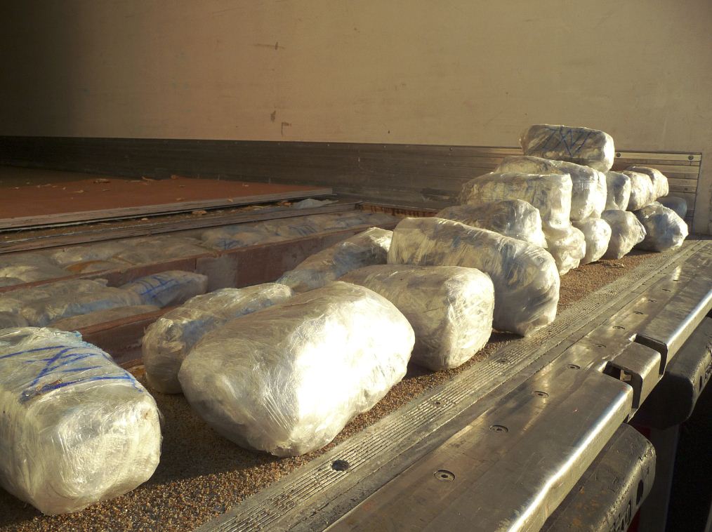 Το ατύχημα αποκάλυψε το χασίς