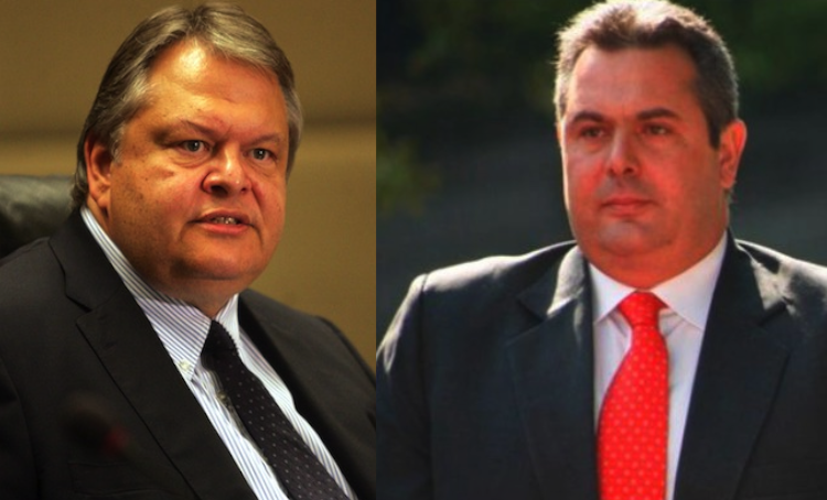 Τι είπε ο Βενιζέλος στον Καμμένο