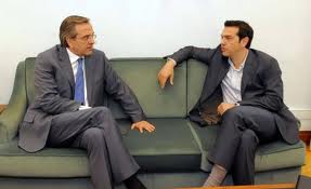 Tώρα-Τελείωσε η συνάντηση Τσίπρα-Σαμαρά