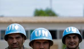 Επίθεση σε κυανόκρανους