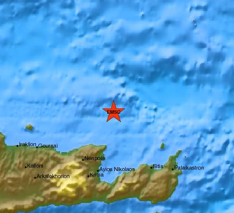 Σεισμός στην Κρήτη