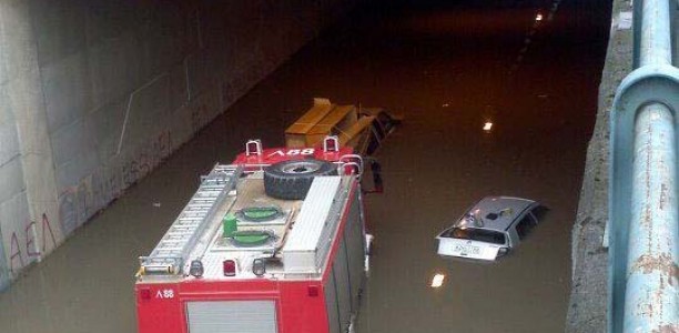 Απίστευτες εικόνες από Λάρισα