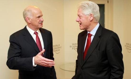 Ο ΓΑΠ με τον Κλίντον