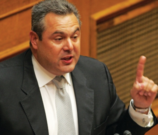 Τώρα-Μήνυμα Καμμένου στον Ευαγγελάτο