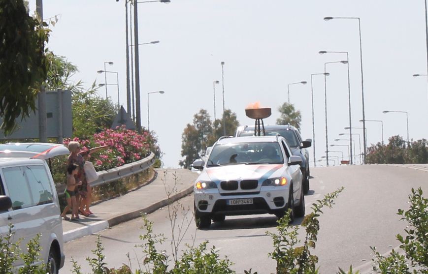 Η Ολυμπιακή Φλόγα στη Πρέβεζα