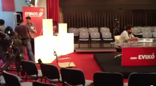 Οι προετοιμασίες πριν την εκπομπή