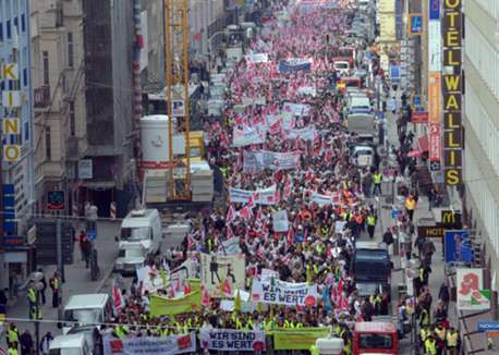 Πορεία για τη λιτότητα