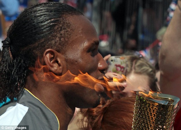 Λαμπαδηδρόμος ο Ντρογκμπά