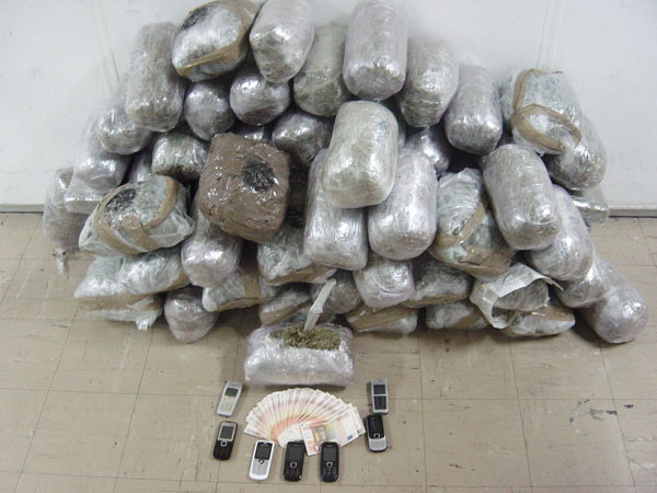 Βρέθηκαν 111 κιλά κάνναβης