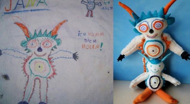 Ζωντάνεψε τα σκίτσα του γιου της