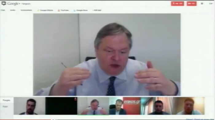 Δείτε ολόκληρη την συνομιλία του Ευ.Βενιζέλου με τους πολίτες