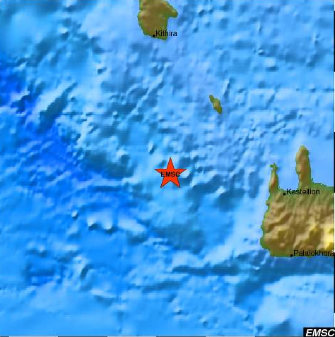 Τώρα-Σεισμός στην Κρήτη