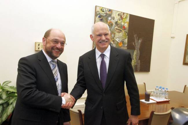 Είδε και Παπανδρέου ο Σουλτς