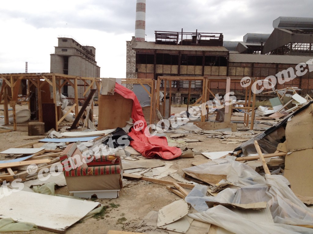 Πλιάτσικο στα σκηνικά του Αγγελόπουλου