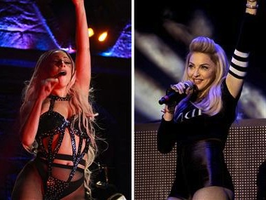 Η Gaga στη Madonna