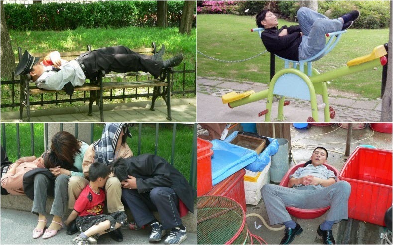 Πως κοιμούνται οι Κινέζοι;