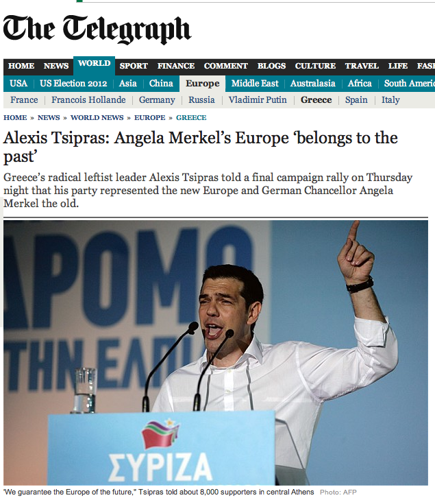 Η μπηχτή του Τσίπρα στη Μέρκελ