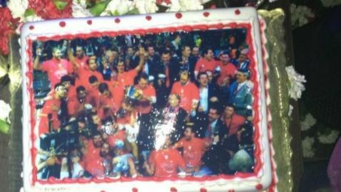 H τούρτα των πρωταθλητών