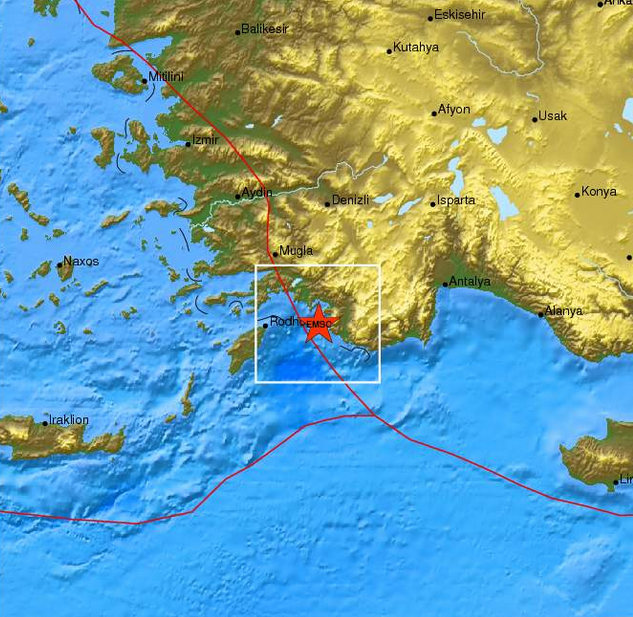 Τώρα-5R ανατολικά της Ρόδου